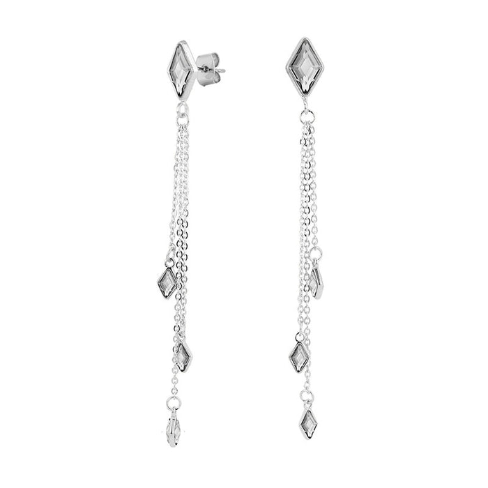 Les Interchangeables Boucles D Oreilles Trio Losange