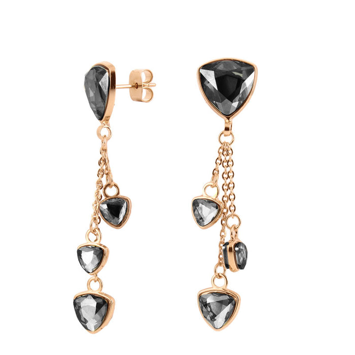 Les Interchangeables Boucles D Oreilles Trio Trilliant