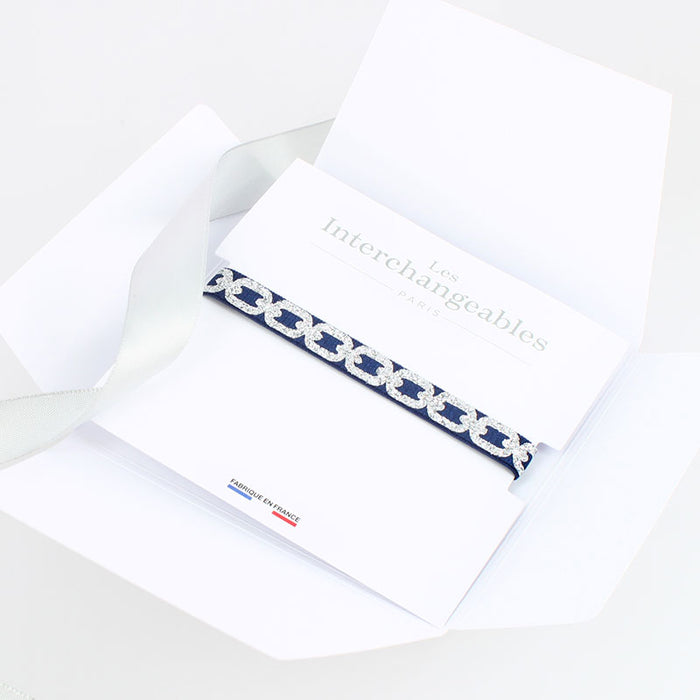 Les Interchangeables Bracelet Glitter Gourmette Noel