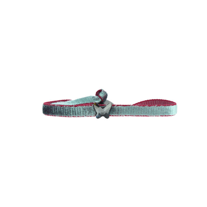 Les Interchangeables Bracelet Papillon Stretch Velours