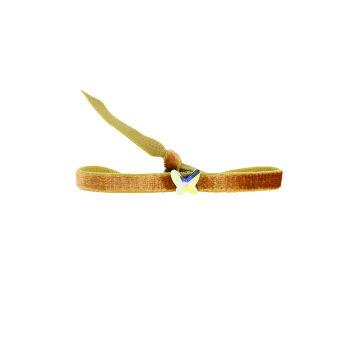 Les Interchangeables Bracelet Papillon Stretch Velours