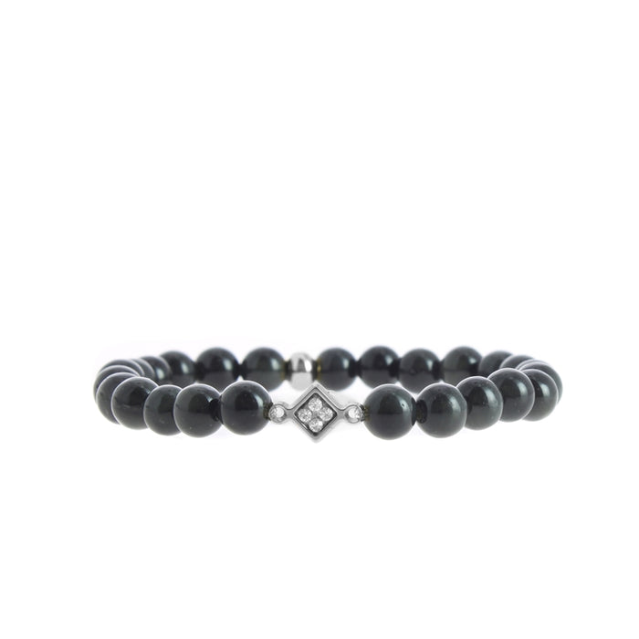 Les Interchangeables Bracelet Perles Mini Plaque Losange