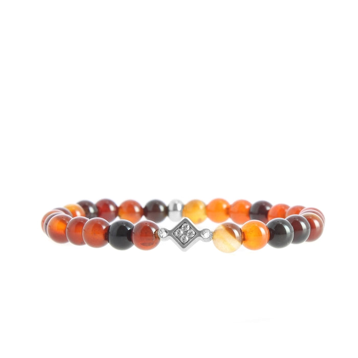 Les Interchangeables Bracelet Perles Mini Plaque Losange