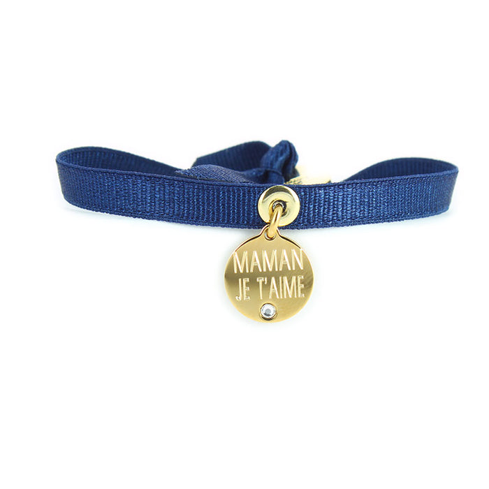 les interchangeables Bracelet stretch mon mien maman je t aime