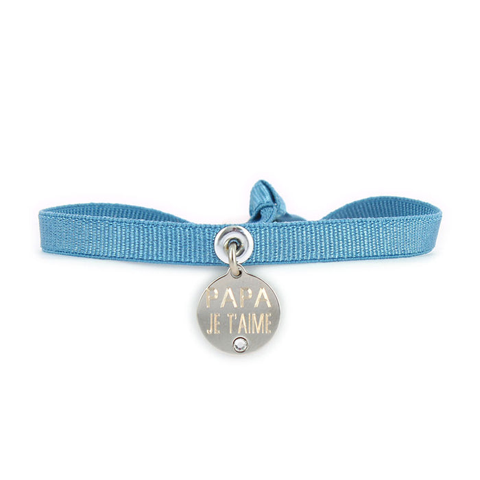 Les Interchangeables Bracelet Stretch Mon Mien Papa Je T'aime