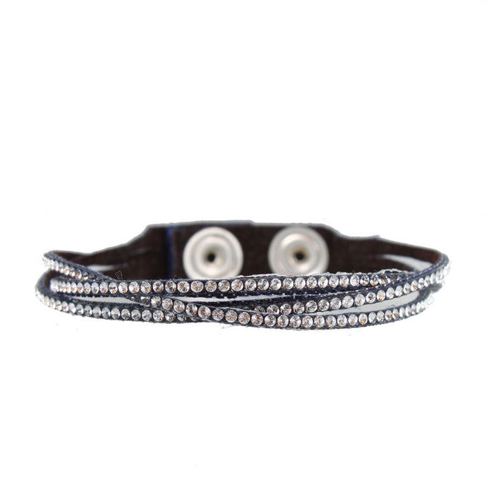les interchangeables Bracelet yours full strass rond pm