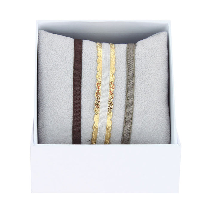 Les Interchangeables Coffret Ed.limitée Jonc Ruban Feuille 4mm