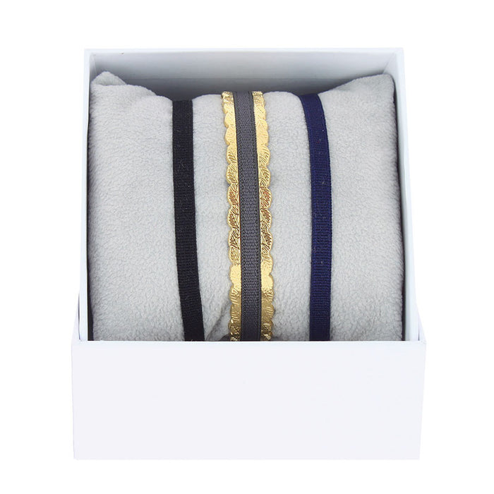 Les Interchangeables Coffret Ed.limitée Jonc Ruban Feuille 4mm