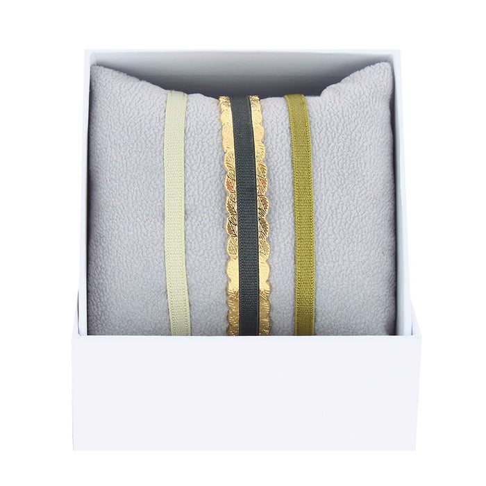 les interchangeables Coffret ed.limitée jonc ruban feuille 4mm