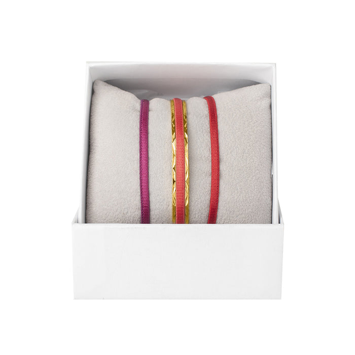 Les Interchangeables Coffret Jonc Ruban 3mm Diamanté