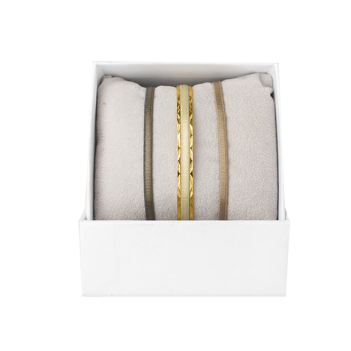 les interchangeables Coffret jonc ruban 3mm diamanté