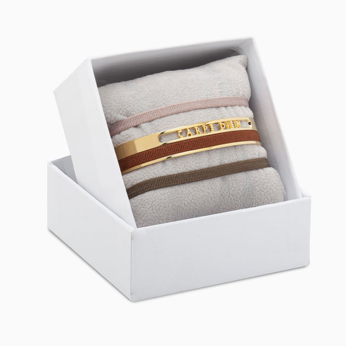 Les Interchangeables Coffret Jonc Ruban 4mm Carpe Diem