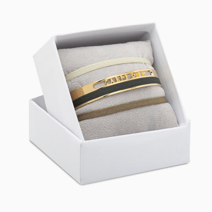 Les Interchangeables Coffret Jonc Ruban 4mm Carpe Diem