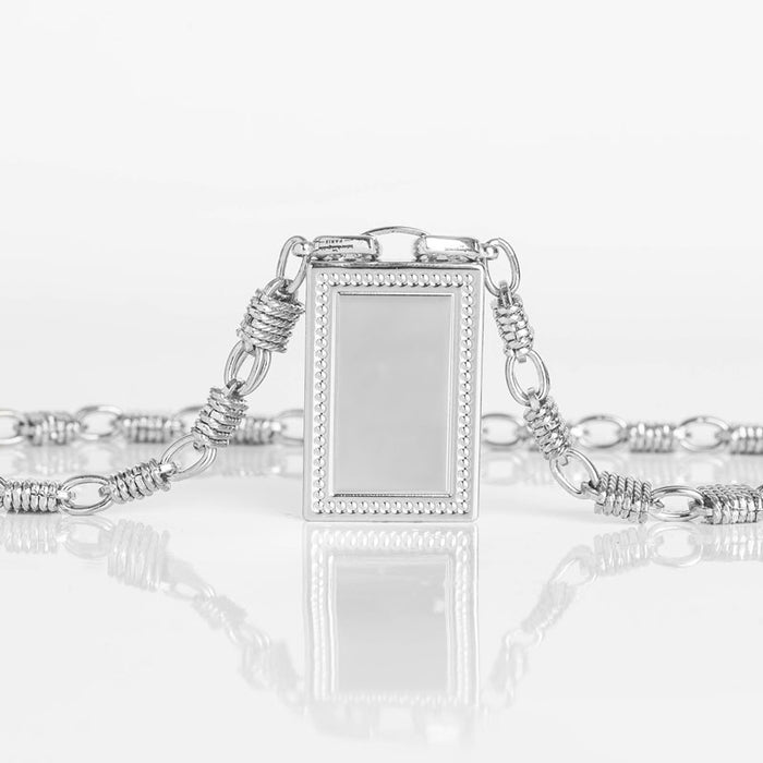 Les Interchangeables Collier Plaque Engravable 1001 Nuits 42