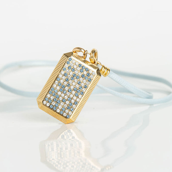 Les Interchangeables Collier Plaque Full Multi Ruban 42