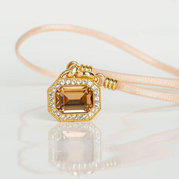 les interchangeables Collier plaque versailles ruban 42