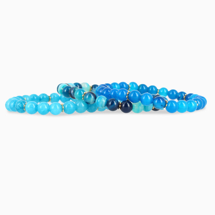 Les Interchangeables Ensemble 3 Bracelets Perle 6mm Bobo