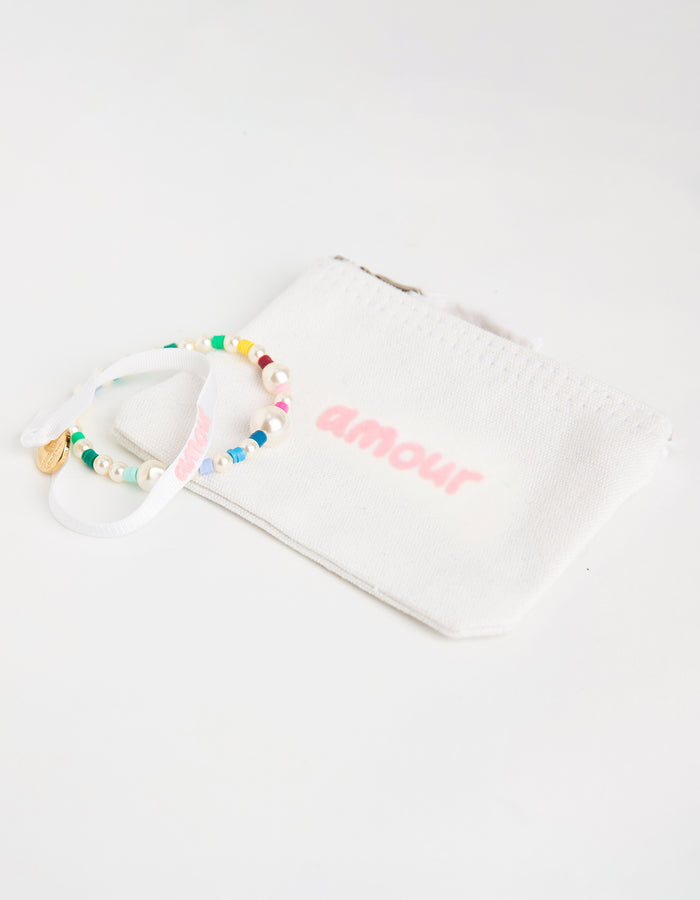 Les Interchangeables Ensemble Bracelets+pochette Amour