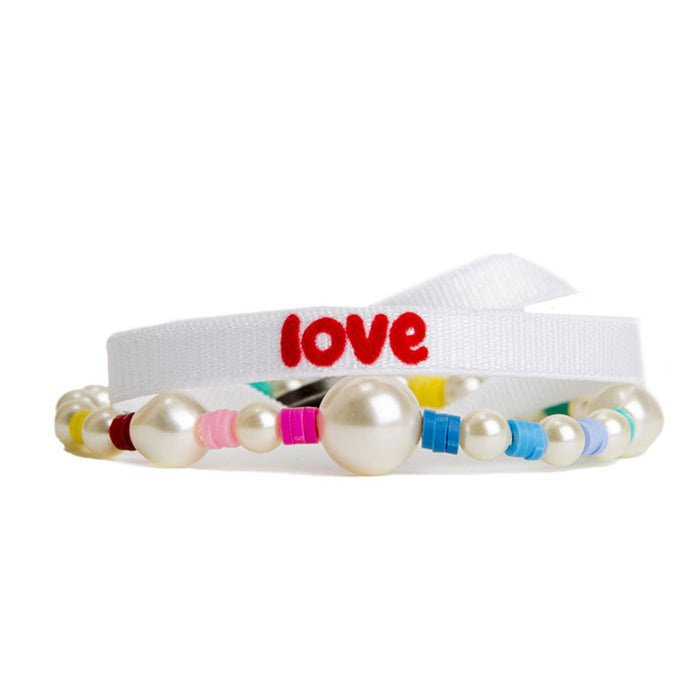les interchangeables Ensemble bracelets+pochette love