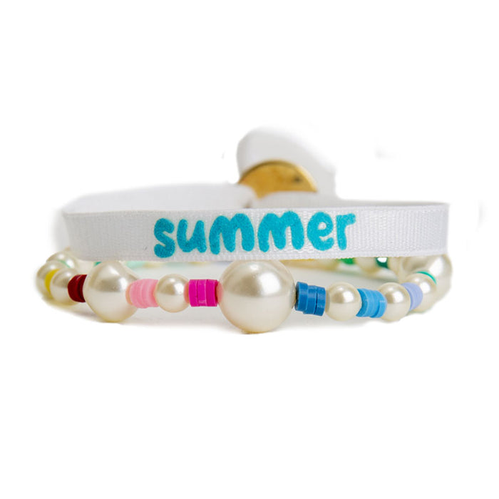 les interchangeables Ensemble bracelets+pochette summer