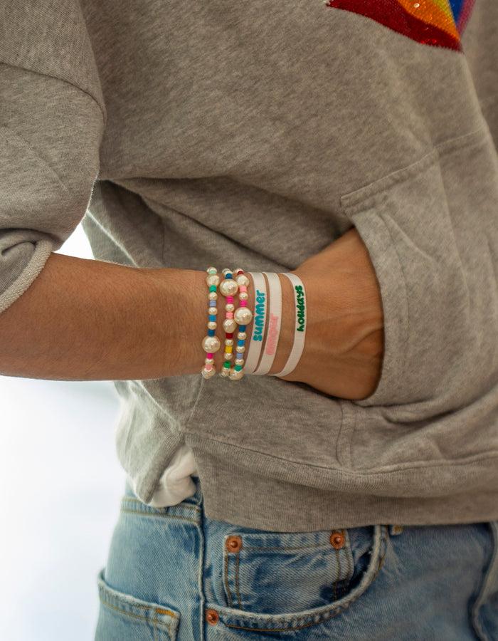 Les Interchangeables Ensemble Bracelets+pochette Sunny