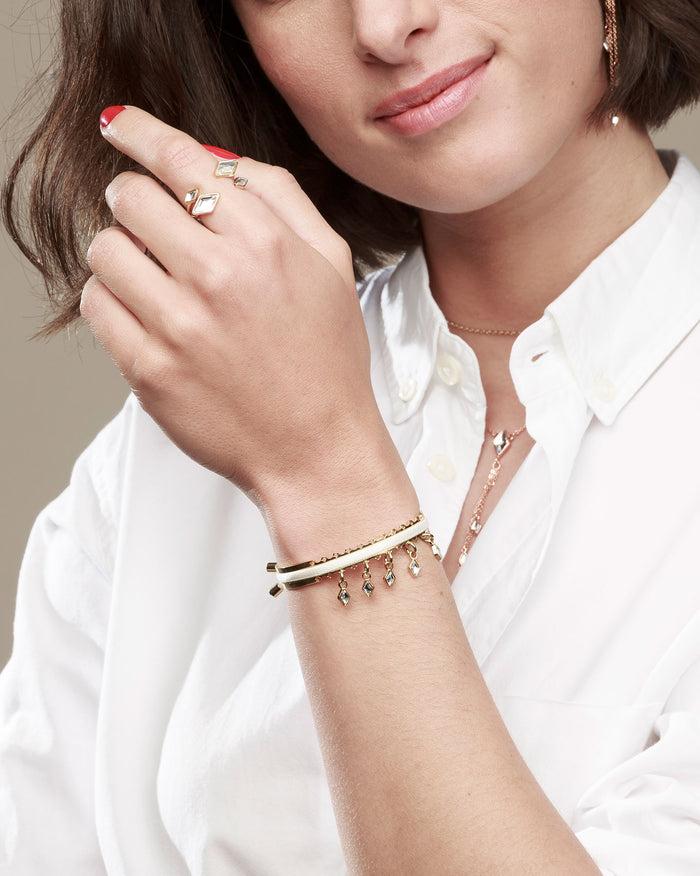 Les Interchangeables Jonc Ruban 3mm Elegant Multi Losange