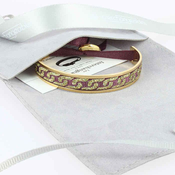 Les Interchangeables Jonc Ruban 6mm Mg Maillon Noel