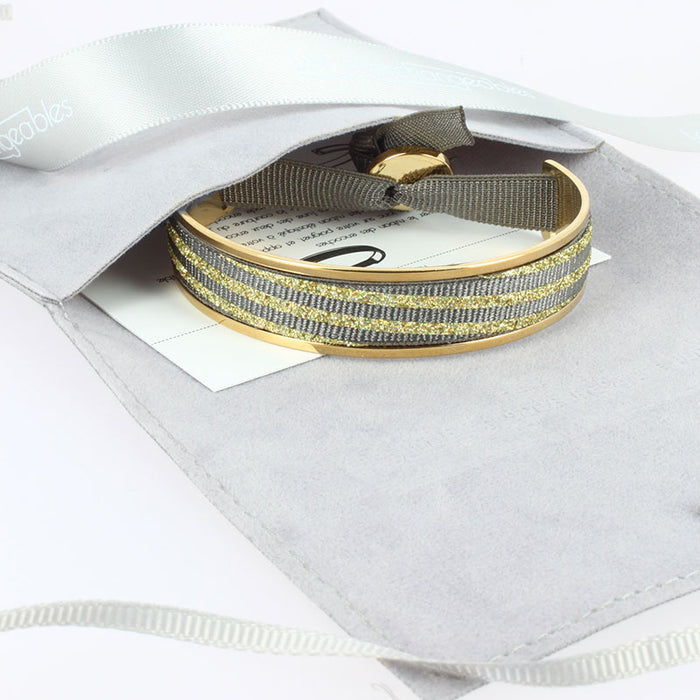 les interchangeables Jonc ruban 9mm mg oblique noel