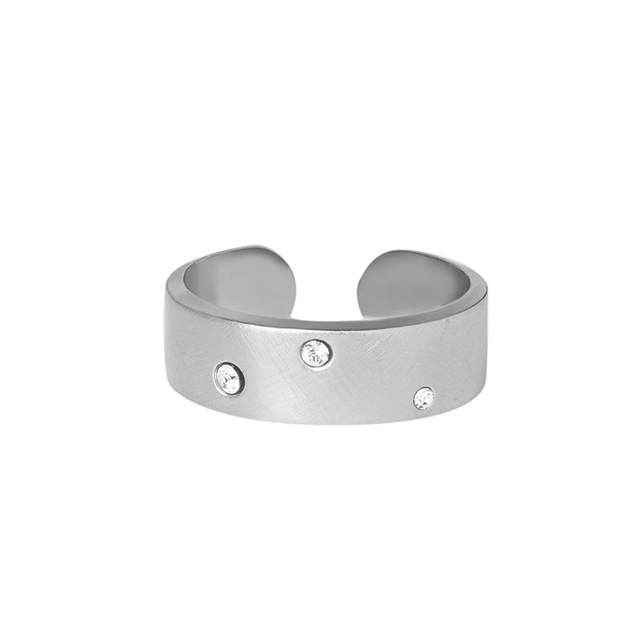 Les Interchangeables Bague Brossee Strasse