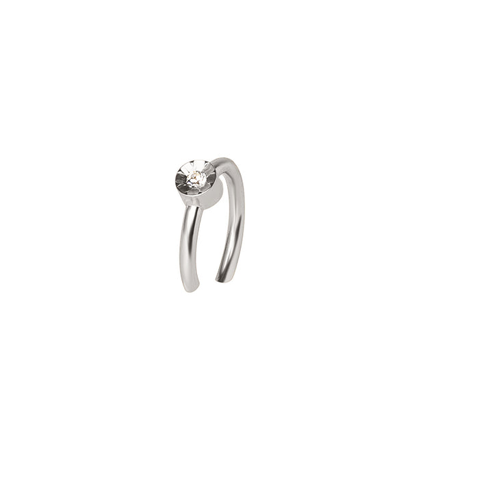 Les Interchangeables Bague D Oreille Serti Fleur