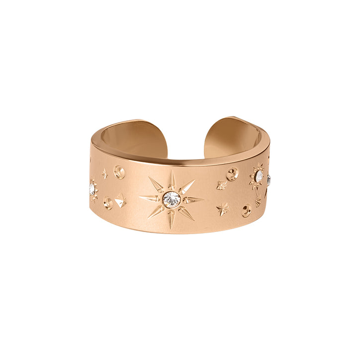 Les Interchangeables Bague Galactique Strasse
