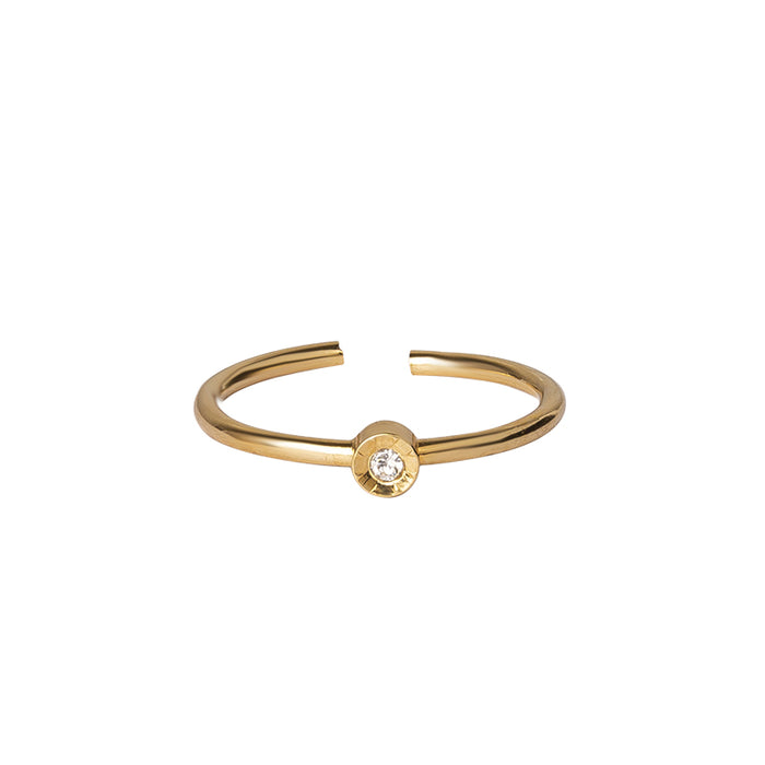 Les Interchangeables Bague Serti Fleur