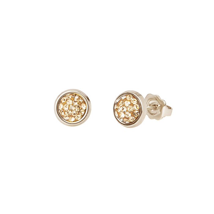 Les Interchangeables Boucles D Oreilles Pave Rond