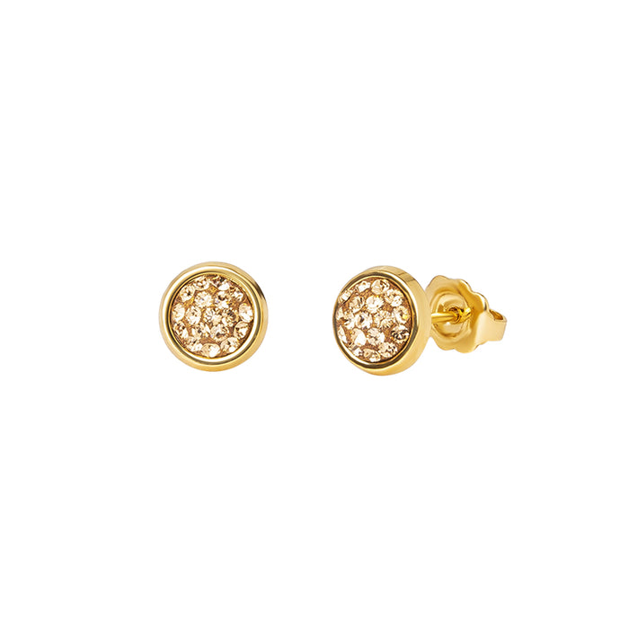 Les Interchangeables Boucles D Oreilles Pave Rond