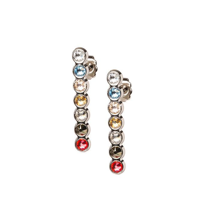 Les Interchangeables Boucles D Oreilles Rainbow