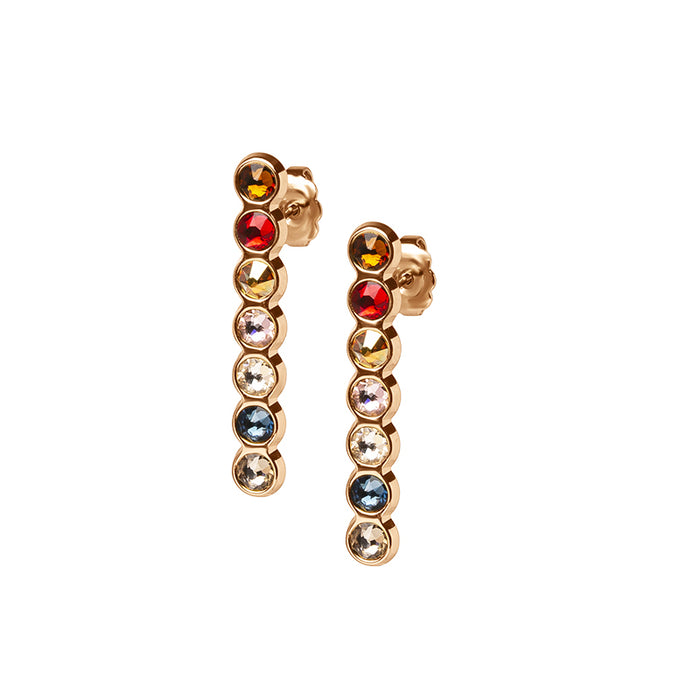 les interchangeables Boucles d oreilles rainbow