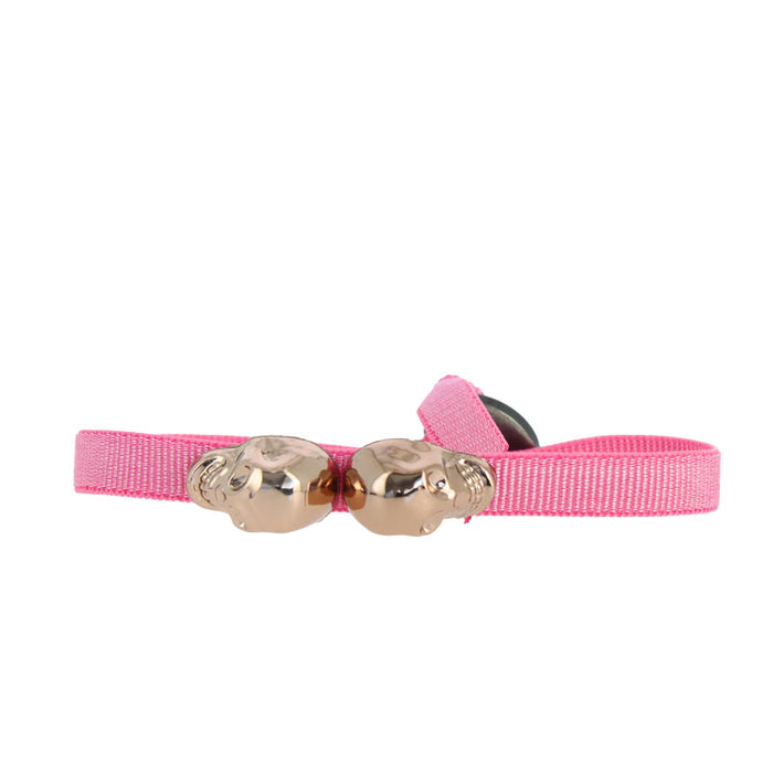 Les Interchangeables Bracelet Double Tete De Mort