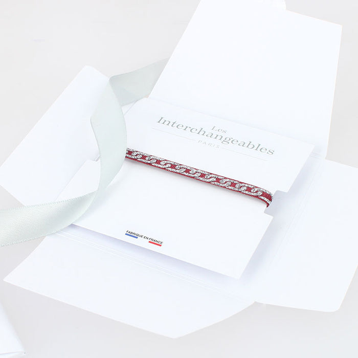 les interchangeables Bracelet glitter maillon noel