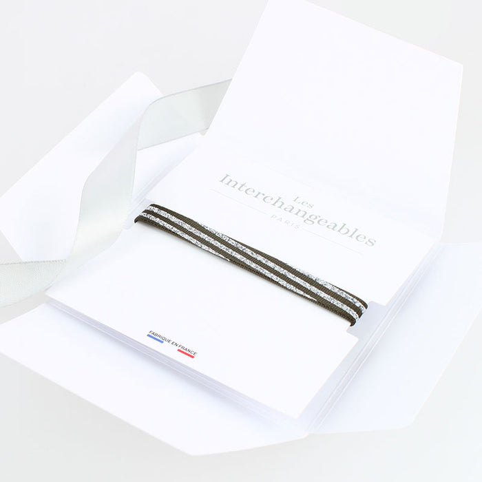 les interchangeables Bracelet glitter oblique noel