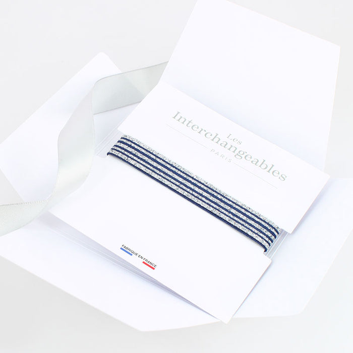 Les Interchangeables Bracelet Glitter Rayure Noel