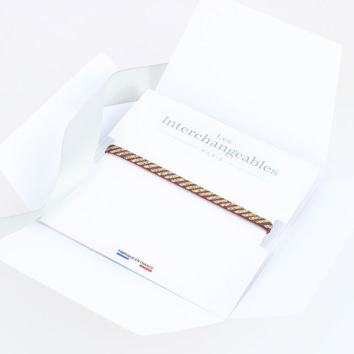 Les Interchangeables Bracelet Glitter Stripe Noel