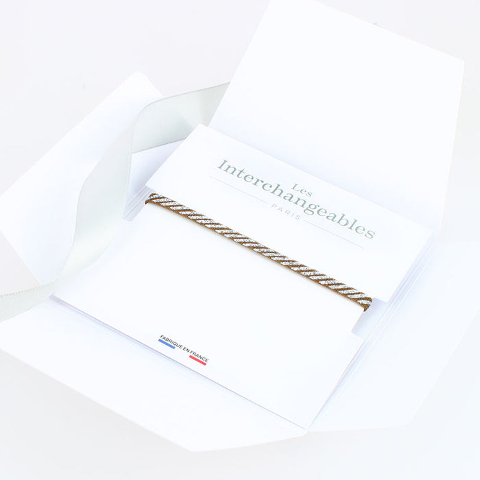 les interchangeables Bracelet glitter stripe noel