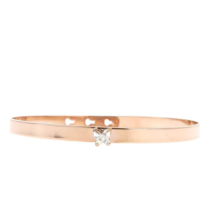 les interchangeables Bracelet jonc papillon pm