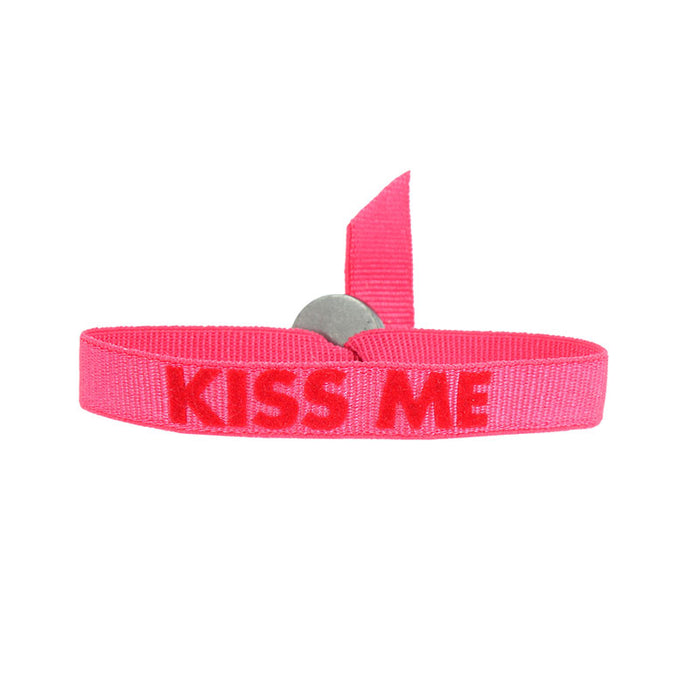 les interchangeables Bracelet message kiss me