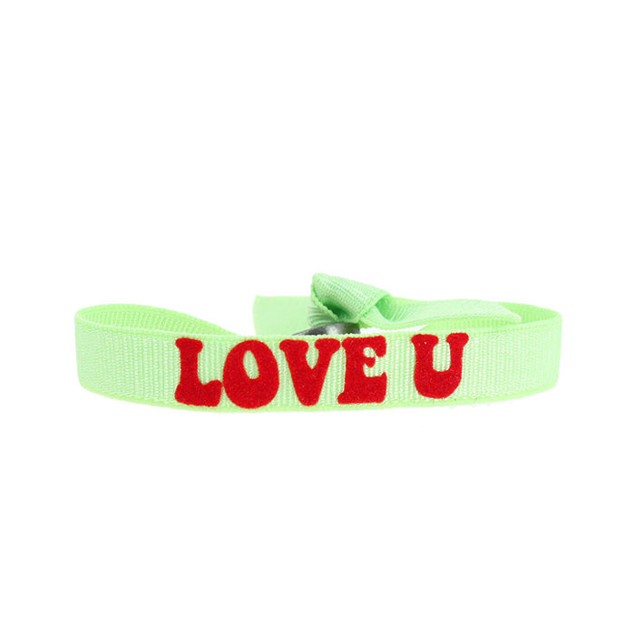 les interchangeables Bracelet message / love u