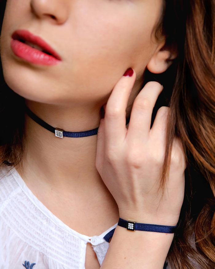 Les Interchangeables Bracelet Pavé Stretch