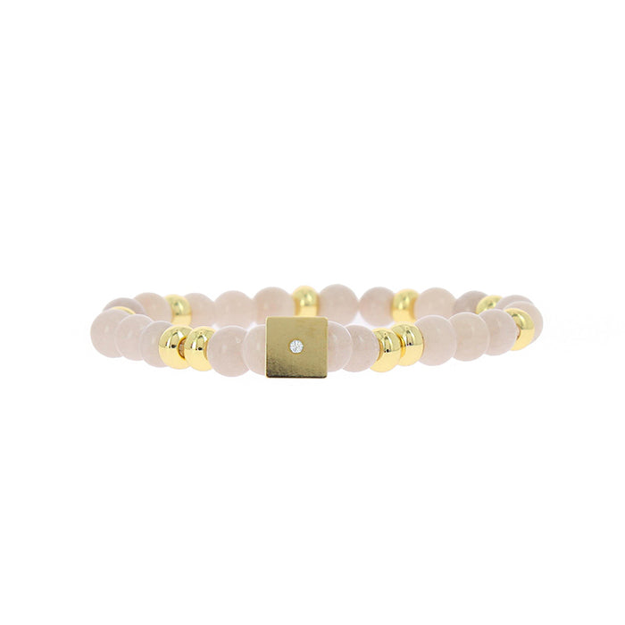 les interchangeables Bracelet perle forme carre