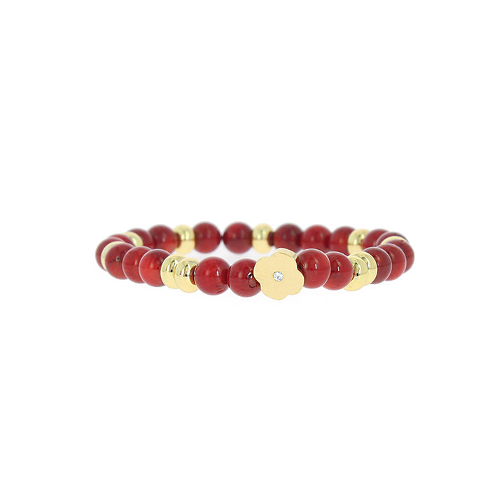 les interchangeables Bracelet perle forme fleur