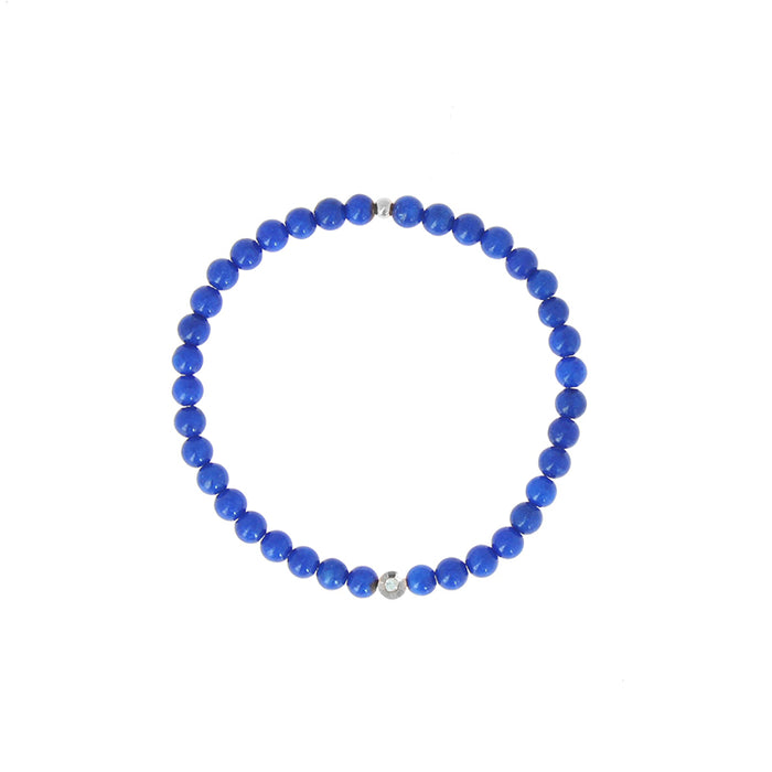 Les Interchangeables Bracelet Perle Serti Fleur