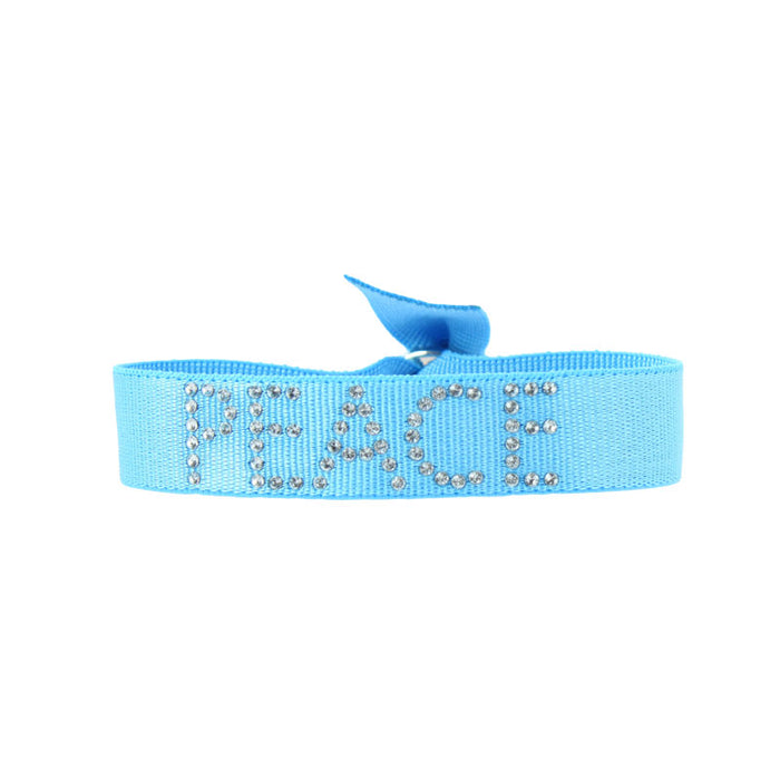 les interchangeables Bracelet texte peace